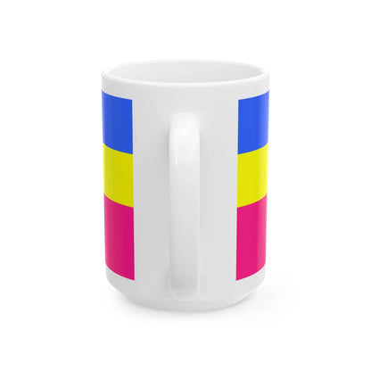 Flag of Kozelschin (Ukraine) White Coffee Mug - Go Mug Yourself