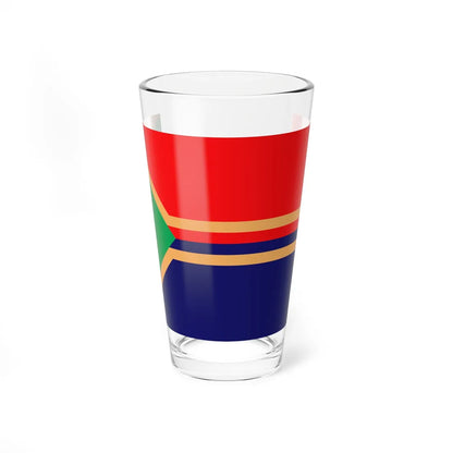 Flag of Koziatyn (Ukraine) Pint Glass 16oz 16oz - Go Mug Yourself