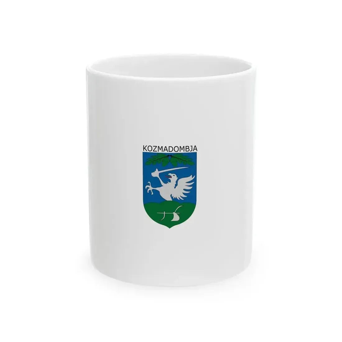 Flag of Kozmadombja (Hungary) White Coffee Mug 11oz - Go Mug Yourself