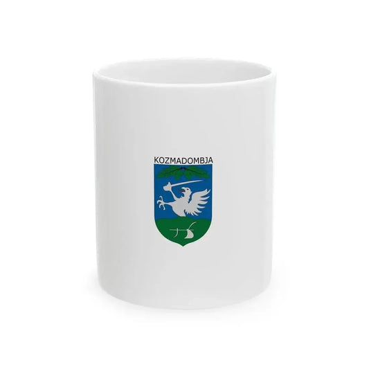 Flag of Kozmadombja (Hungary) White Coffee Mug 11oz - Go Mug Yourself
