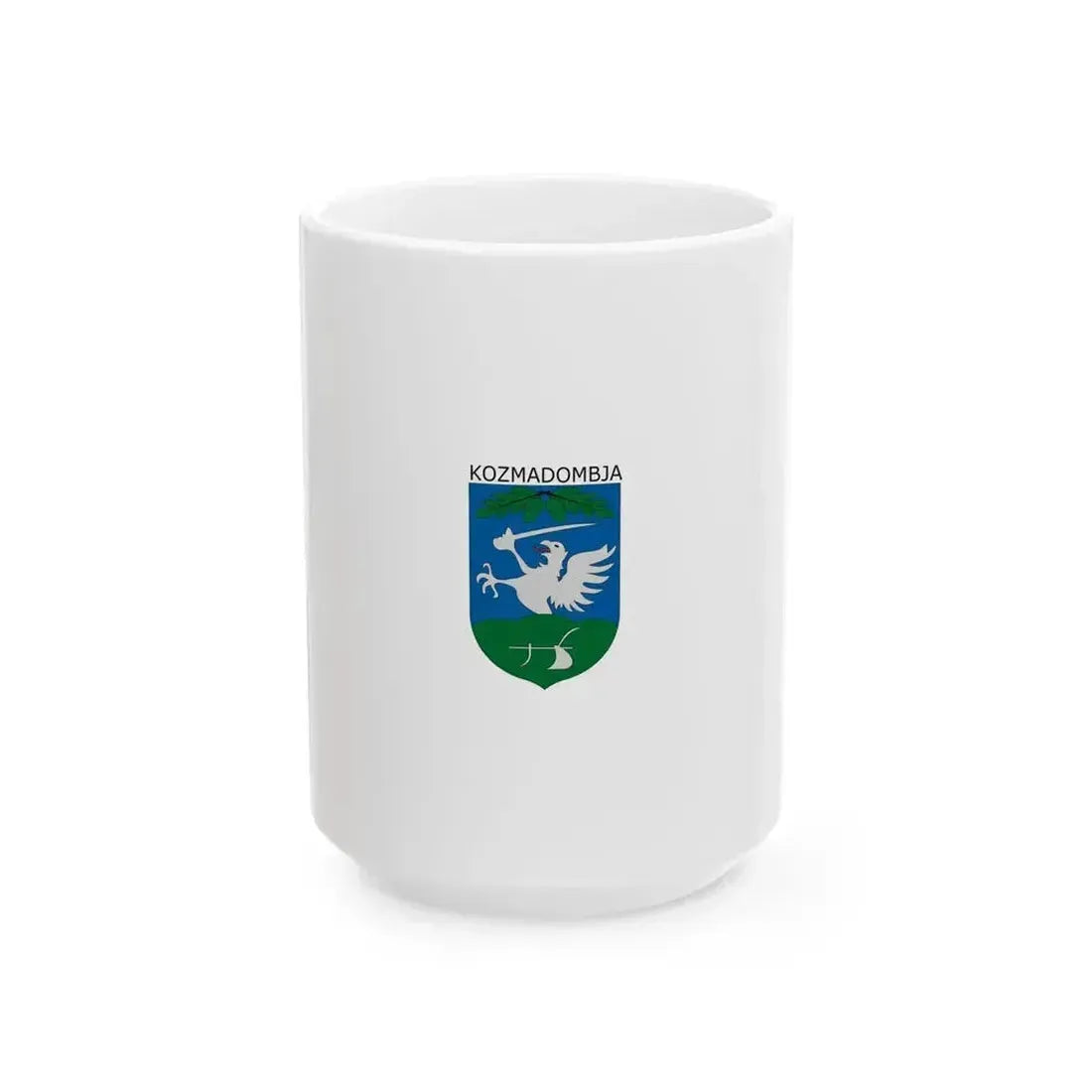 Flag of Kozmadombja (Hungary) White Coffee Mug 15oz - Go Mug Yourself
