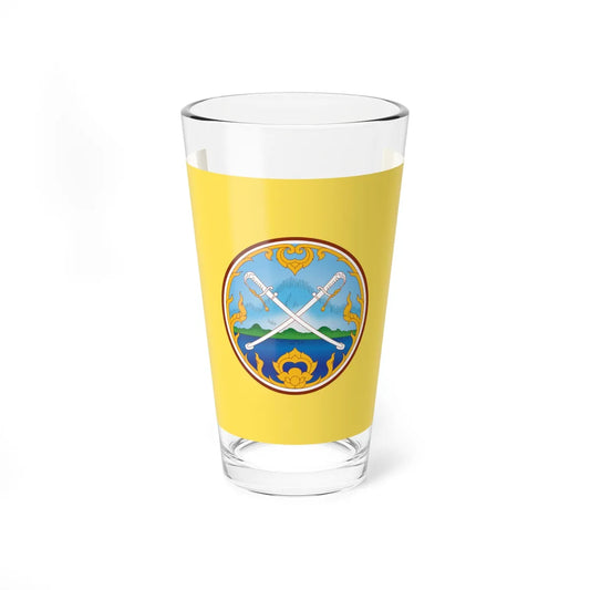 Flag of Krabi variant (Thailand) Pint Glass 16oz 16oz - Go Mug Yourself