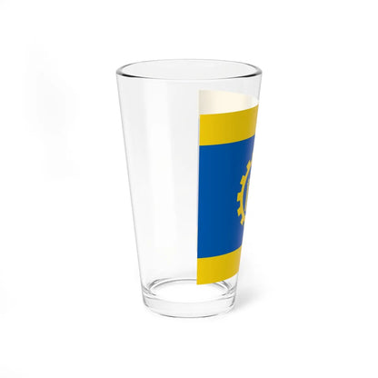 Flag of Kramatorsk (Ukraine) Pint Glass 16oz - Go Mug Yourself