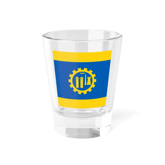 Flag of Kramatorsk (Ukraine) Shot Glass 1.5oz 1.5oz - Go Mug Yourself