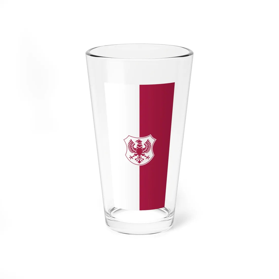 Flag of Kranj vertical (Slovenia) Pint Glass 16oz 16oz - Go Mug Yourself