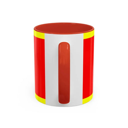 Flag of Krapina Zagorje County Croatia - Accent Coffee Mug - Go Mug Yourself
