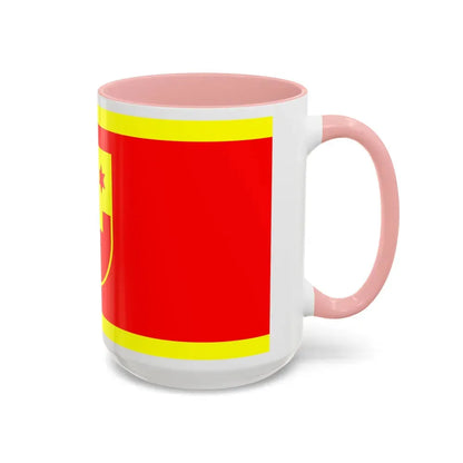 Flag of Krapina Zagorje County Croatia - Accent Coffee Mug - Go Mug Yourself