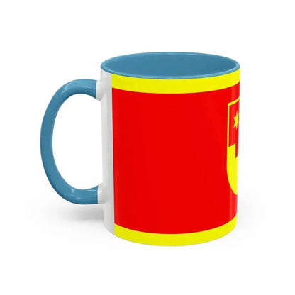 Flag of Krapina Zagorje County Croatia - Accent Coffee Mug - Go Mug Yourself