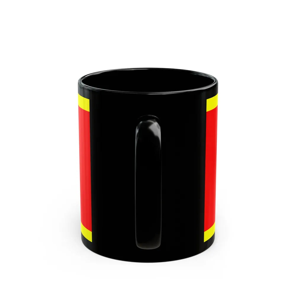 Flag of Krapina Zagorje County Croatia - Black Coffee Mug-Go Mug Yourself