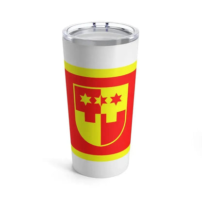 Flag of Krapina Zagorje County Croatia - Tumbler 20oz 20oz - Go Mug Yourself