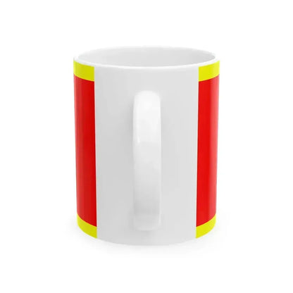 Flag of Krapina-Zagorje-County (Croatia) White Coffee Mug - Go Mug Yourself