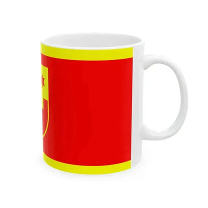 Flag of Krapina-Zagorje-County (Croatia) White Coffee Mug - Go Mug Yourself