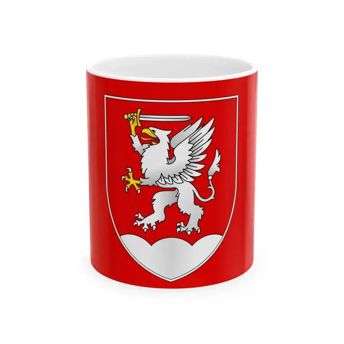 Flag of Krasnasielski (Belarus) White Coffee Mug 11oz - Go Mug Yourself