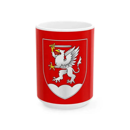 Flag of Krasnasielski (Belarus) White Coffee Mug 15oz - Go Mug Yourself