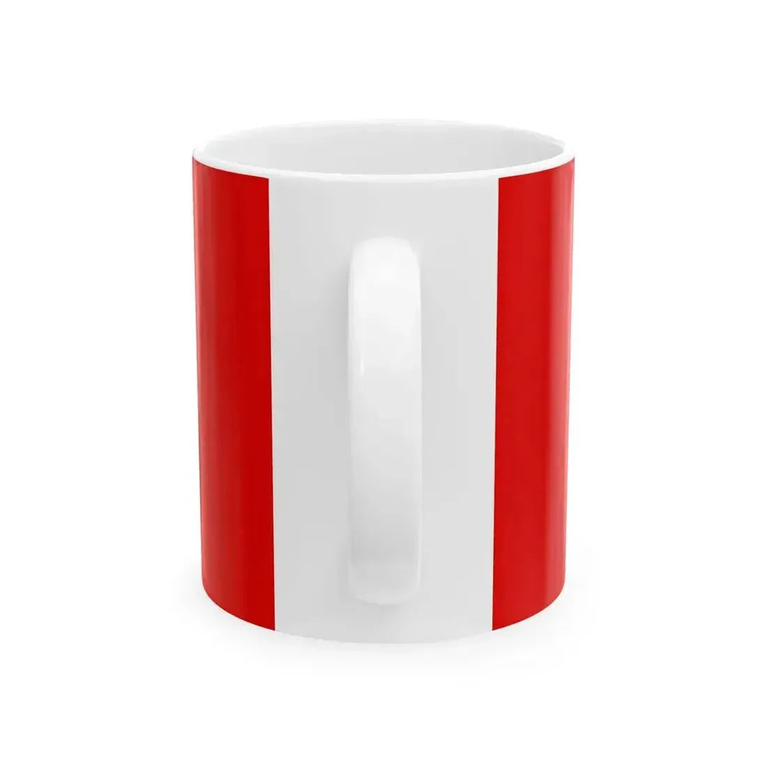 Flag of Krasnasielski (Belarus) White Coffee Mug - Go Mug Yourself