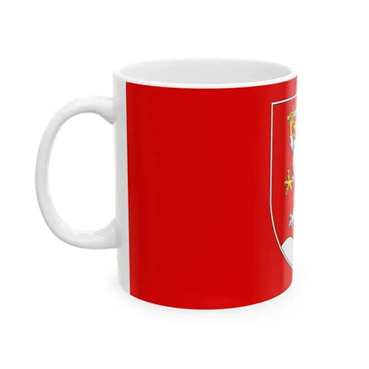 Flag of Krasnasielski (Belarus) White Coffee Mug - Go Mug Yourself