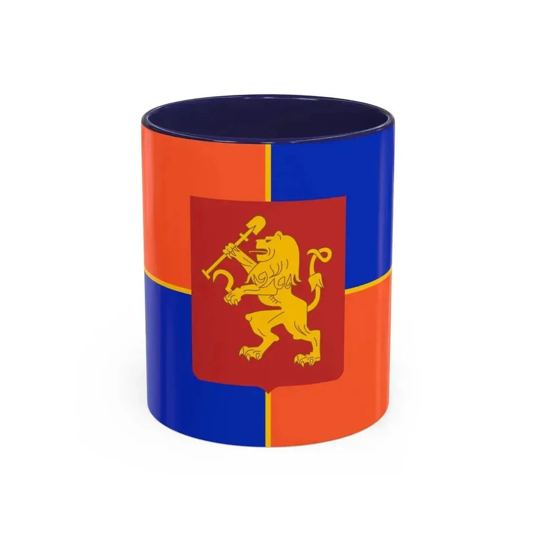 Flag of Krasnoyarsk Russia - Accent Coffee Mug 11oz Navy - Go Mug Yourself