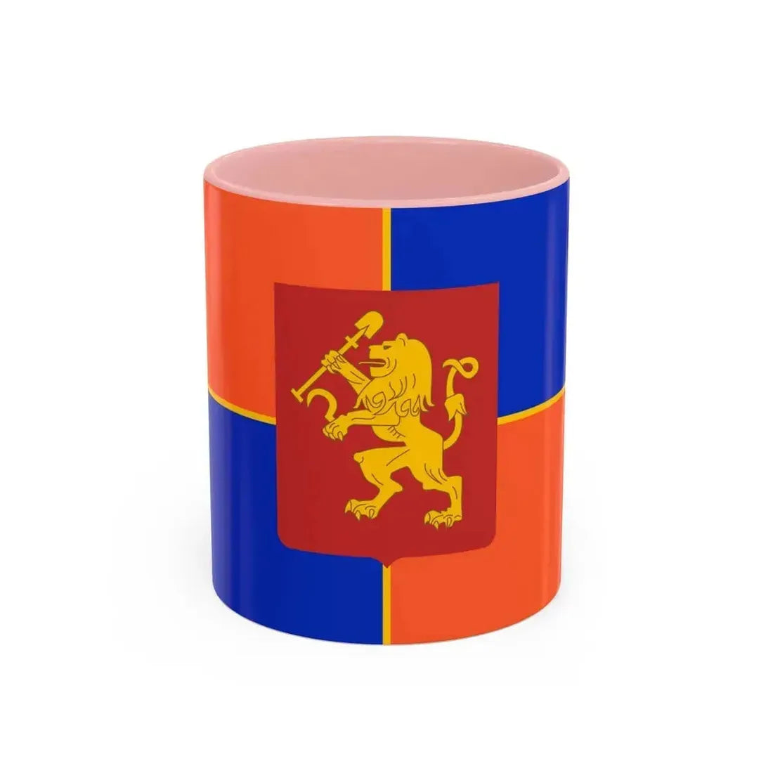 Flag of Krasnoyarsk Russia - Accent Coffee Mug 11oz Pink - Go Mug Yourself