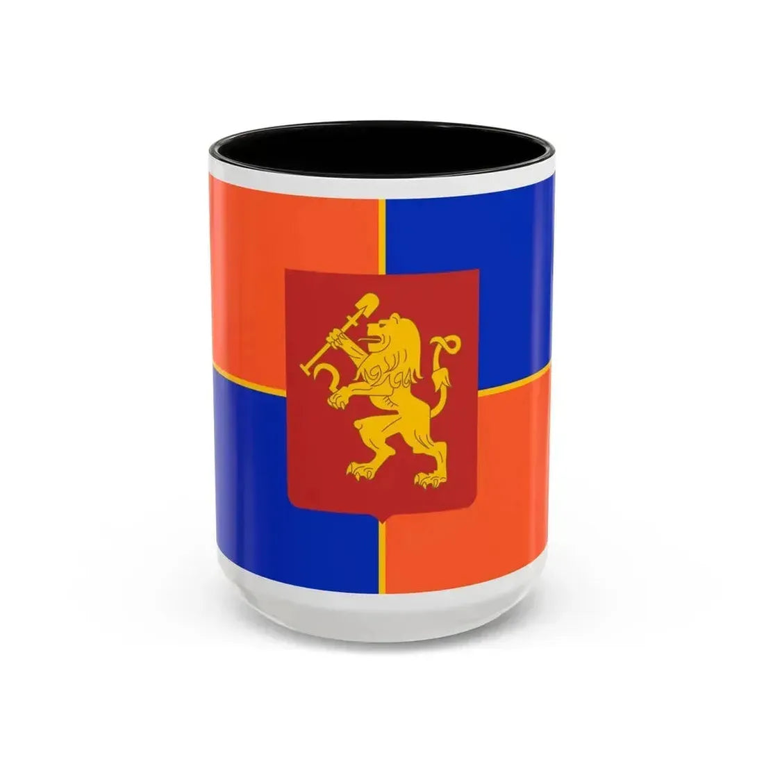 Flag of Krasnoyarsk Russia - Accent Coffee Mug 15oz Black - Go Mug Yourself