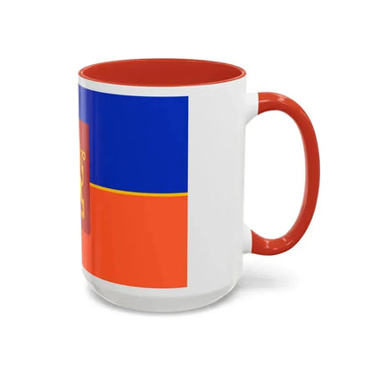 Flag of Krasnoyarsk Russia - Accent Coffee Mug - Go Mug Yourself