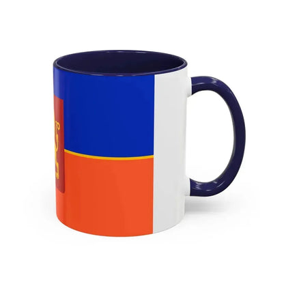 Flag of Krasnoyarsk Russia - Accent Coffee Mug - Go Mug Yourself