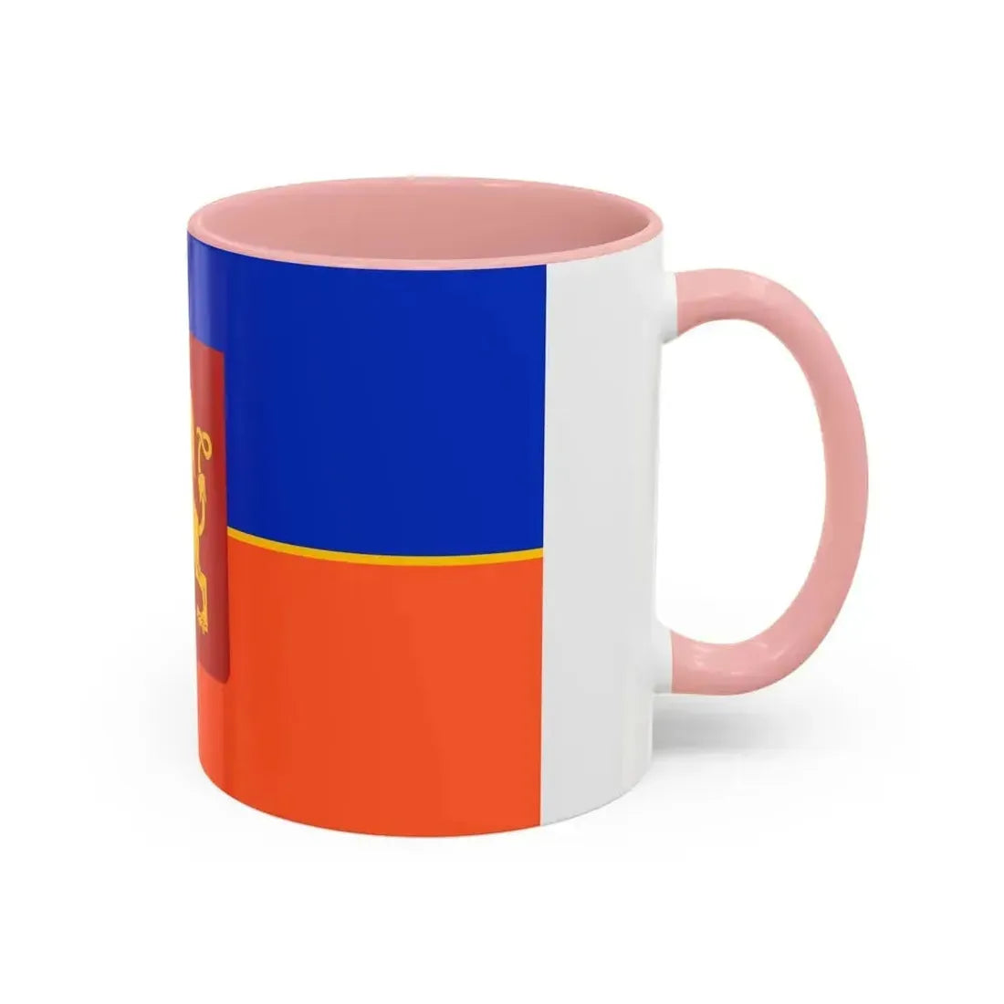 Flag of Krasnoyarsk Russia - Accent Coffee Mug - Go Mug Yourself