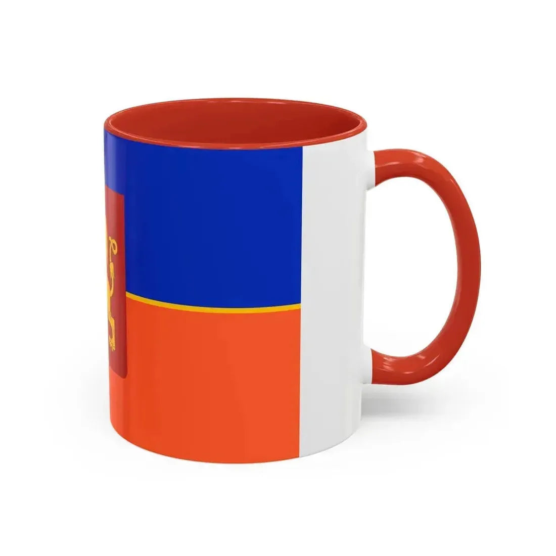 Flag of Krasnoyarsk Russia - Accent Coffee Mug - Go Mug Yourself