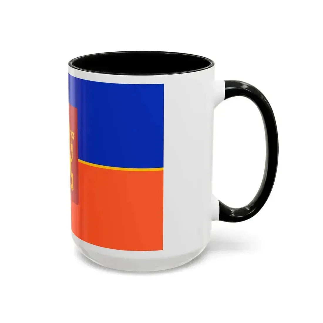 Flag of Krasnoyarsk Russia - Accent Coffee Mug - Go Mug Yourself