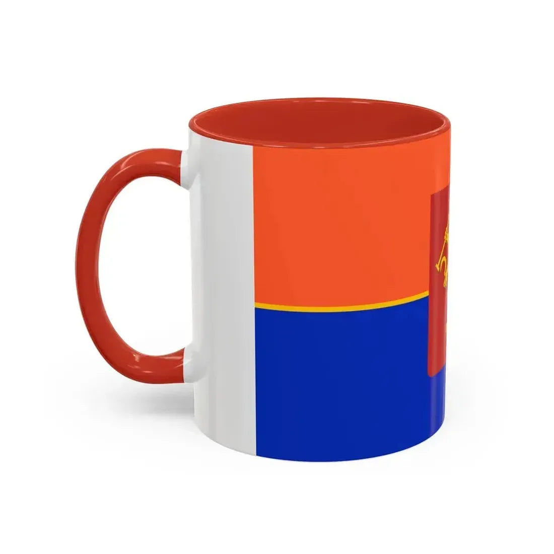 Flag of Krasnoyarsk Russia - Accent Coffee Mug - Go Mug Yourself