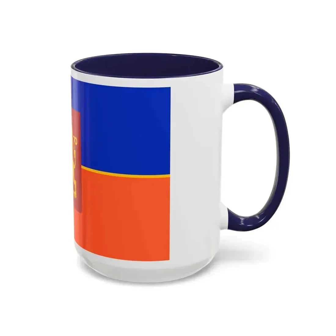 Flag of Krasnoyarsk Russia - Accent Coffee Mug - Go Mug Yourself