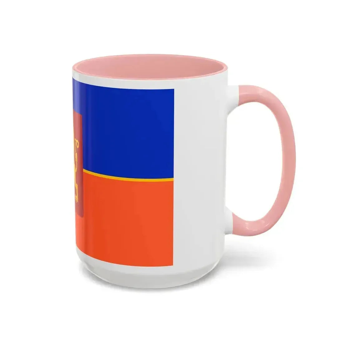 Flag of Krasnoyarsk Russia - Accent Coffee Mug - Go Mug Yourself
