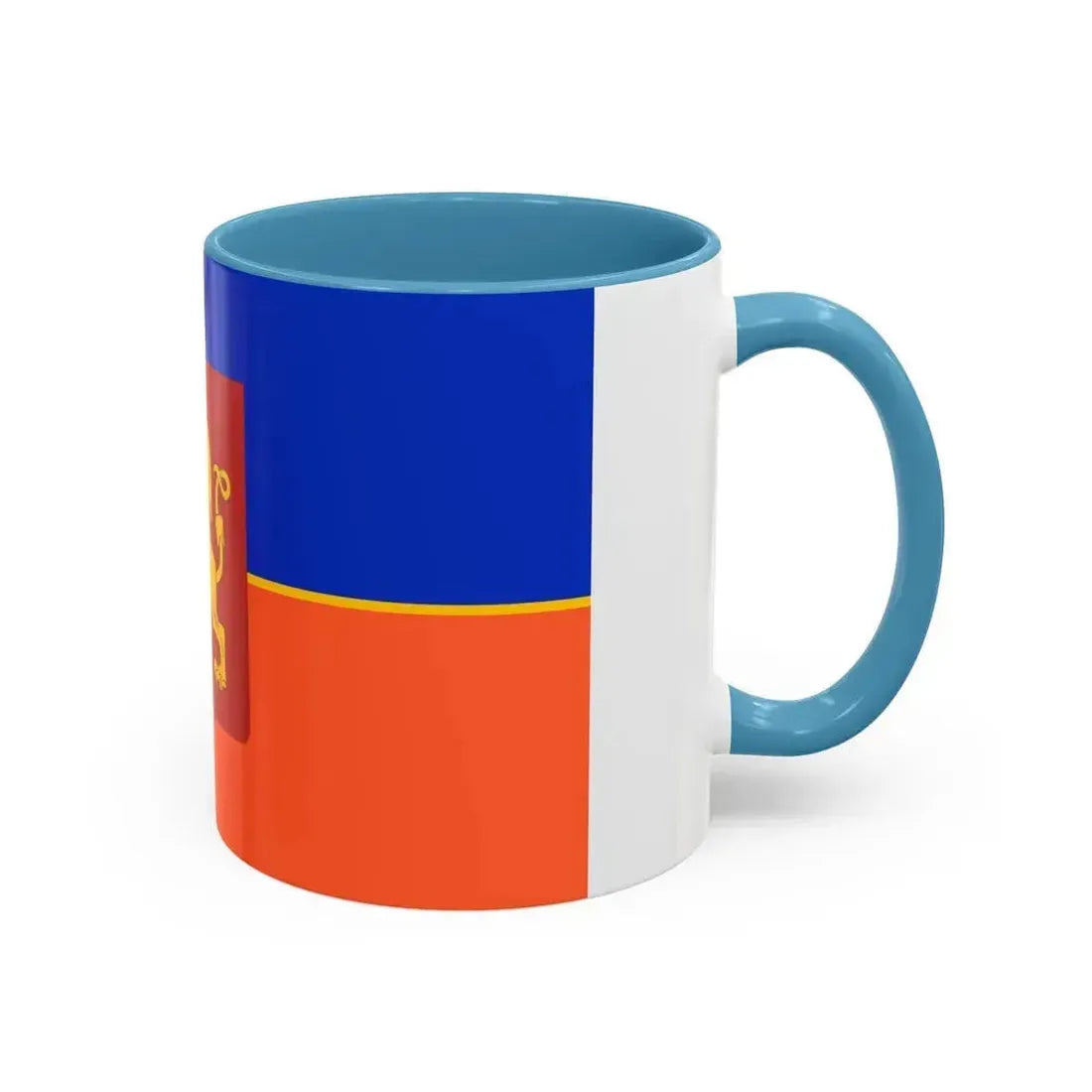 Flag of Krasnoyarsk Russia - Accent Coffee Mug - Go Mug Yourself