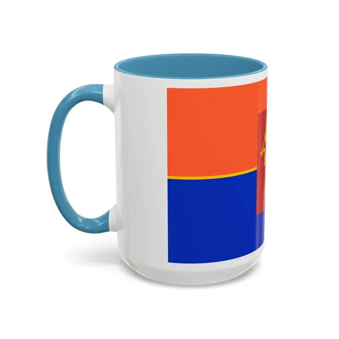 Flag of Krasnoyarsk Russia - Accent Coffee Mug - Go Mug Yourself