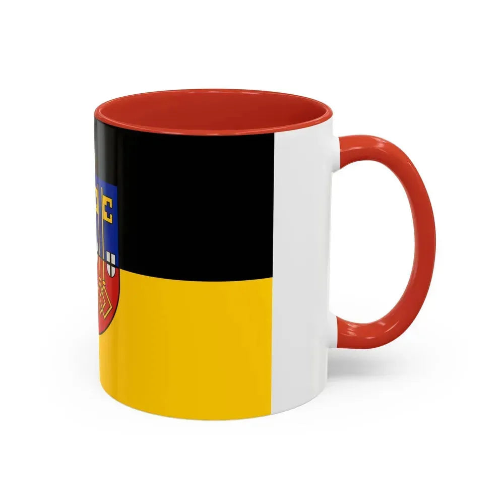 Flag of Krefeld Germany - Accent Coffee Mug - Go Mug Yourself
