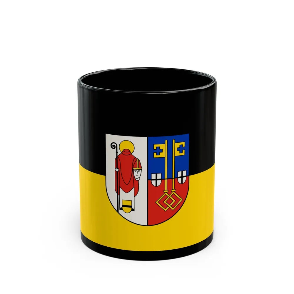 Flag of Krefeld Germany - Black Coffee Mug-11oz-Go Mug Yourself