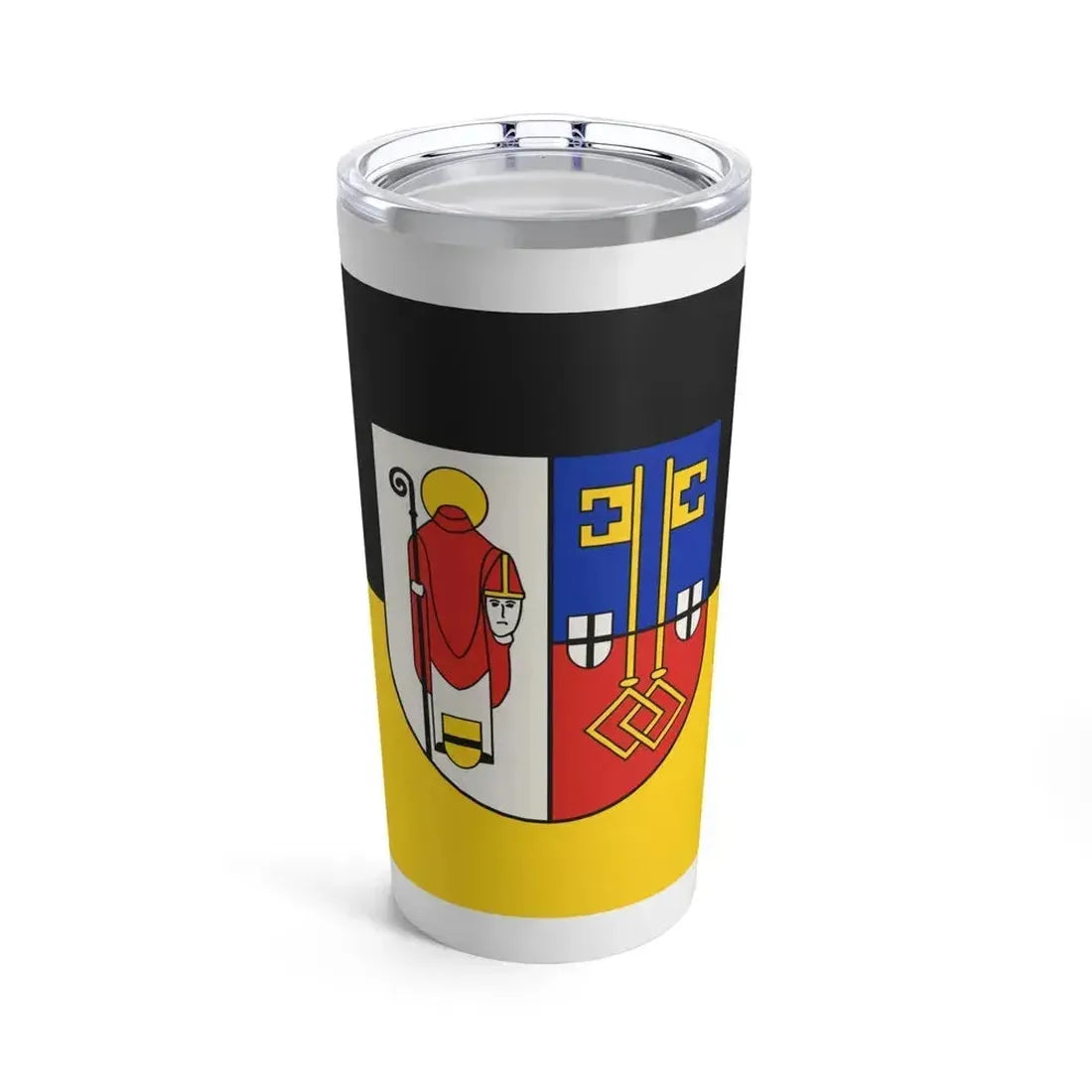 Flag of Krefeld Germany - Tumbler 20oz 20oz - Go Mug Yourself