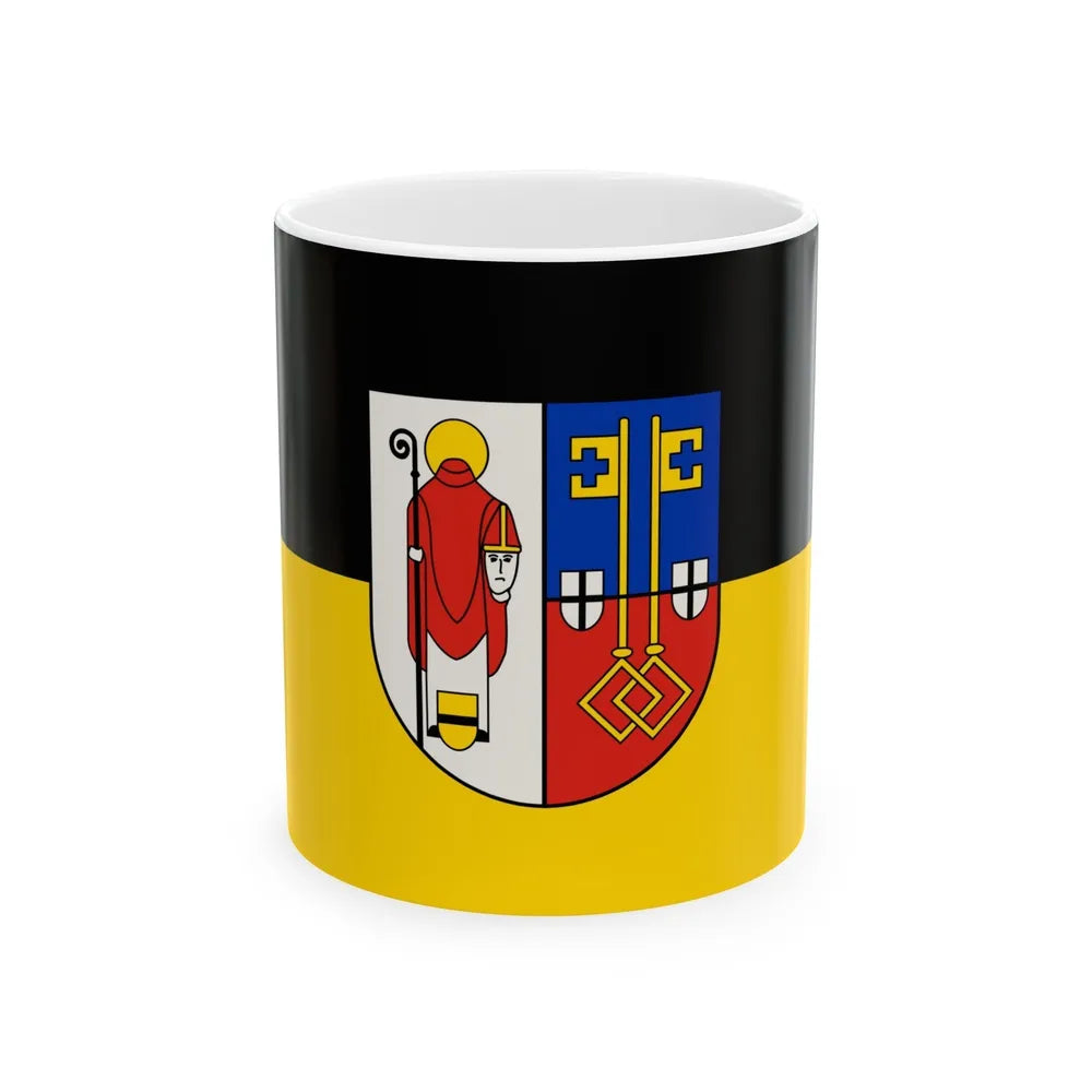 Flag of Krefeld Germany - White Coffee Mug-11oz-Go Mug Yourself