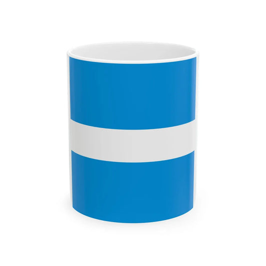 Flag of Kremenchuk (Ukraine) White Coffee Mug 11oz - Go Mug Yourself