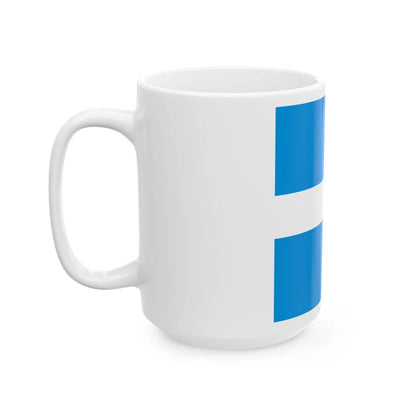 Flag of Kremenchuk (Ukraine) White Coffee Mug - Go Mug Yourself