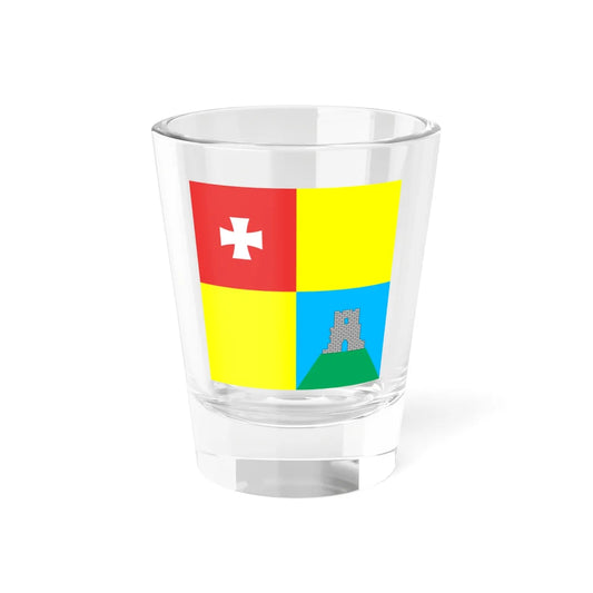 Flag of Kremenets (Ukraine) Shot Glass 1.5oz 1.5oz - Go Mug Yourself