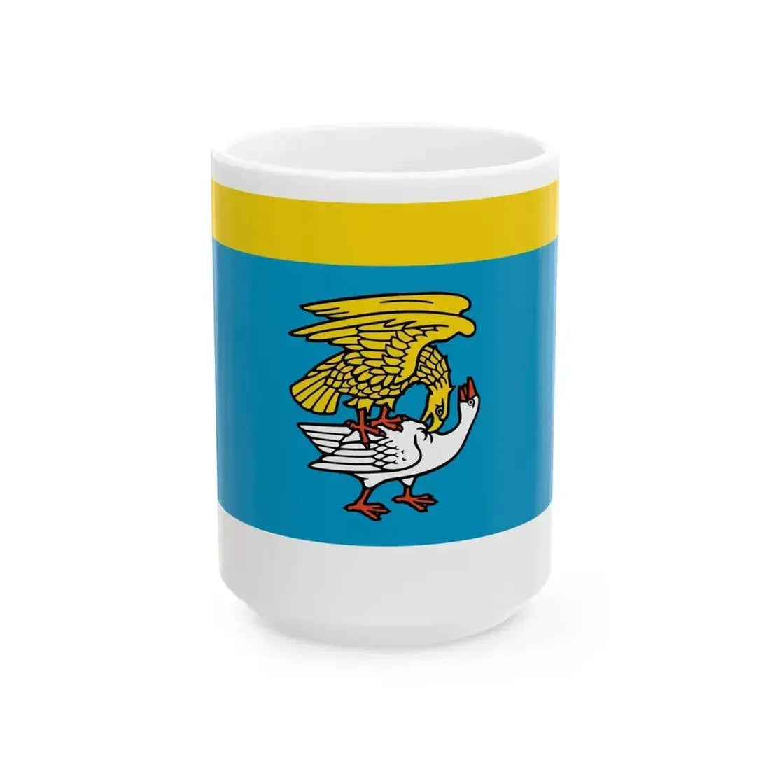 Flag of Kremmen (Germany) White Coffee Mug 15oz - Go Mug Yourself