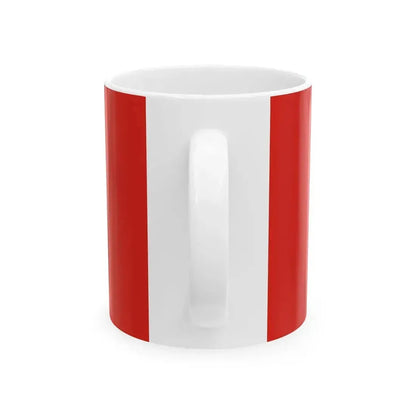 Flag of Kriva Palanka Municipality North Macedonia (North Macedonia) White Coffee Mug - Go Mug Yourself