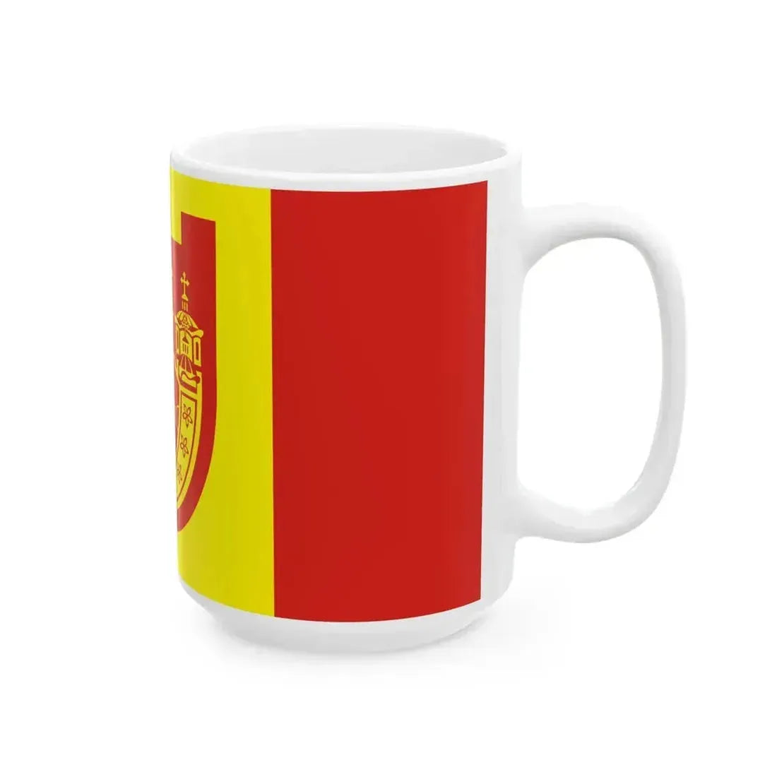 Flag of Kriva Palanka Municipality North Macedonia (North Macedonia) White Coffee Mug - Go Mug Yourself