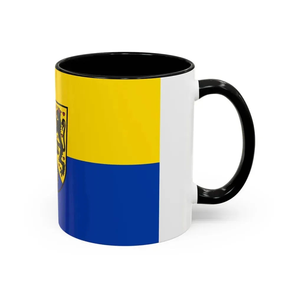 Flag of Kronach Germany - Accent Coffee Mug - Go Mug Yourself