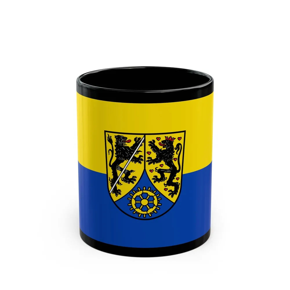 Flag of Kronach Germany - Black Coffee Mug-11oz-Go Mug Yourself