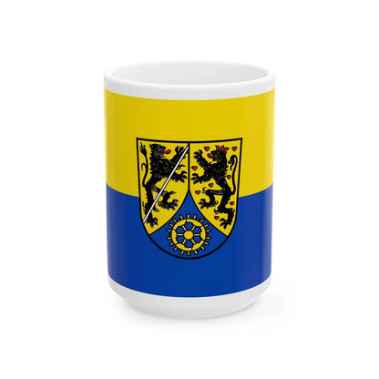 Flag of Kronach Germany - White Coffee Mug-15oz-Go Mug Yourself