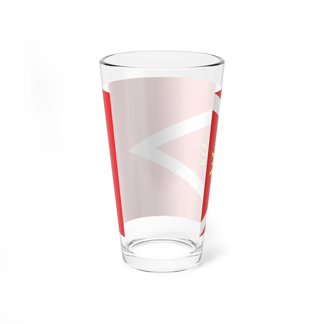Flag of Kropyvnytskyi Raion (Ukraine) Pint Glass 16oz - Go Mug Yourself