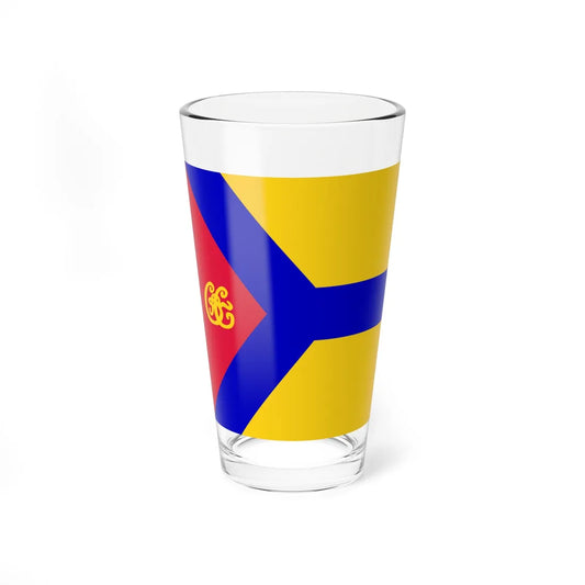 Flag of Kropyvnytskyi (Ukraine) Pint Glass 16oz 16oz - Go Mug Yourself