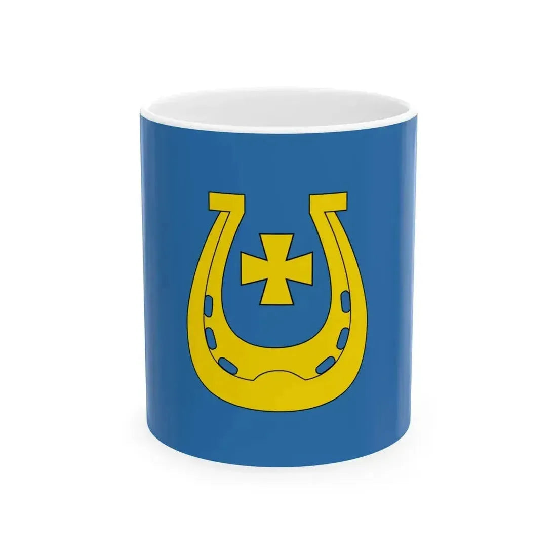 Flag of Kruhlaje (Belarus) White Coffee Mug 11oz - Go Mug Yourself