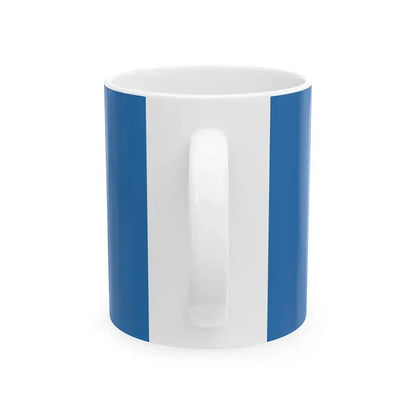 Flag of Kruhlaje (Belarus) White Coffee Mug - Go Mug Yourself